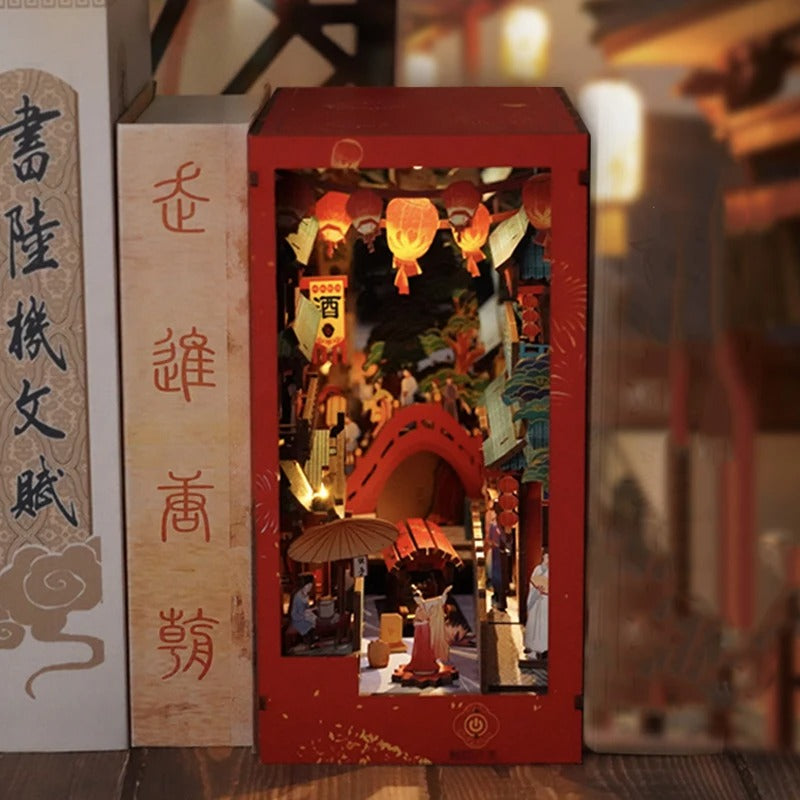 Song Dynasty DIY Book Nook Kit — detalied side view