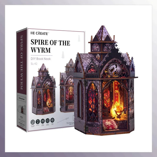 Spire Of The Wyrm DIY Book Nook Kit — main view