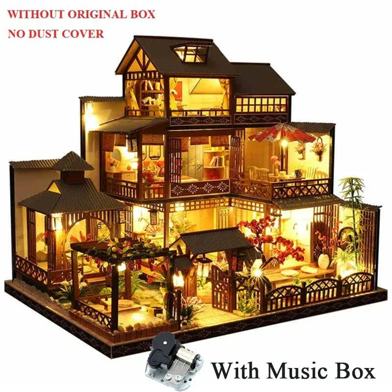 Spring Hours Japanese DIY Miniature House Kit — front angle