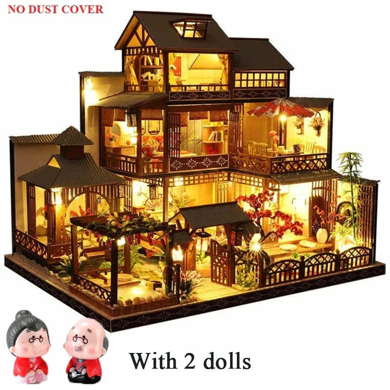 Spring Hours Japanese DIY Miniature House Kit — scene view