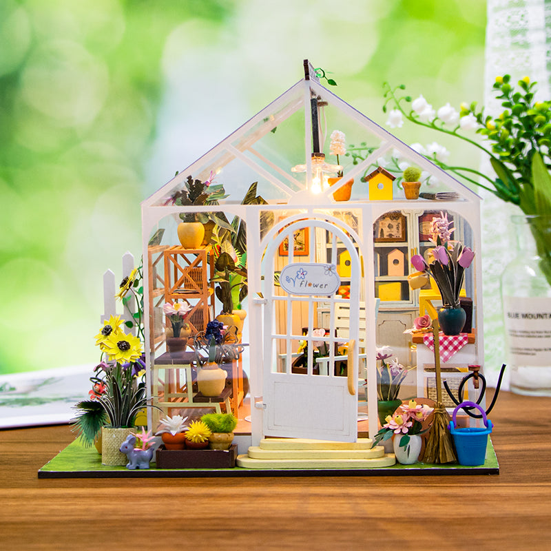 Sunshine Flower Garden DIY Miniature House Kit — main view