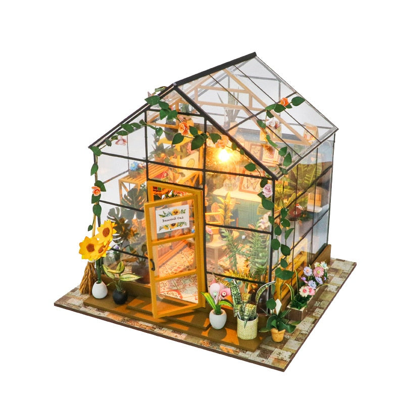 Sunshine Flower DIY Miniature House Kit — main view