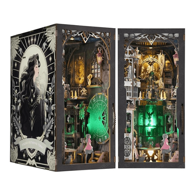 Tarot Divination Society DIY Book Nook Kit — open display view
