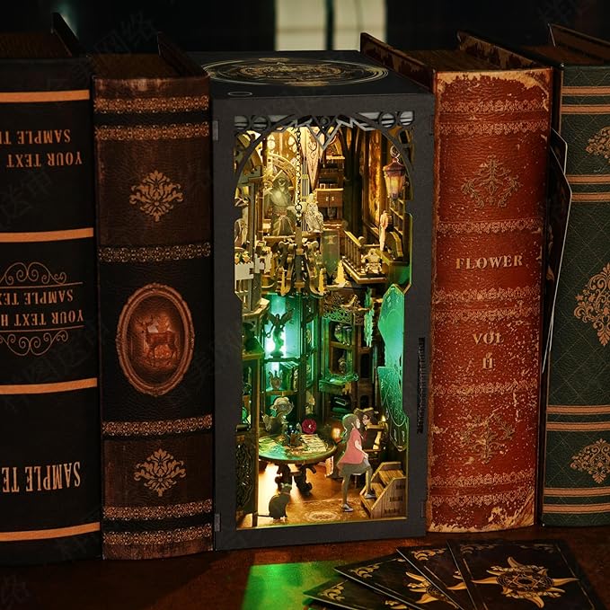 Tarot Divination Society DIY Book Nook Kit — angled close-up