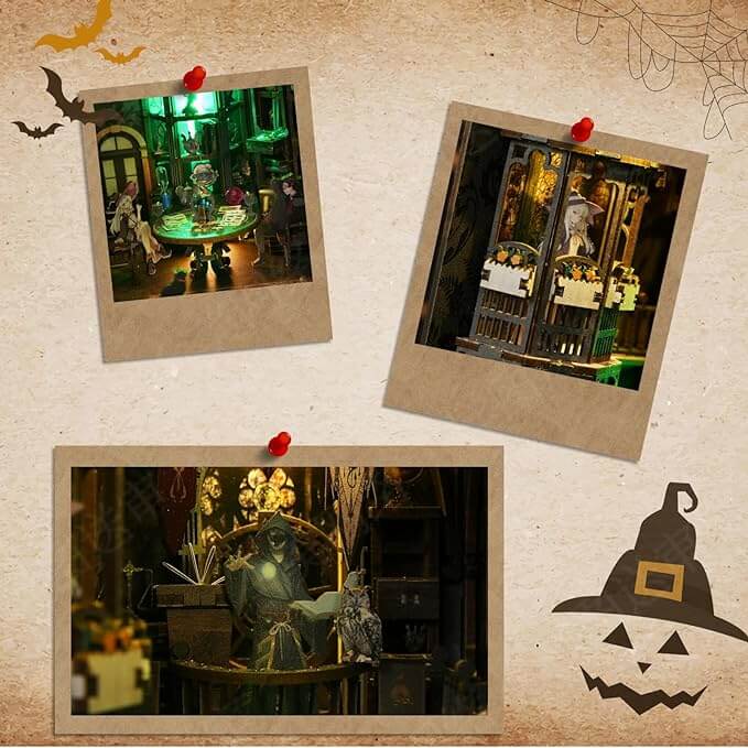 Tarot Divination Society DIY Book Nook Kit — scene view