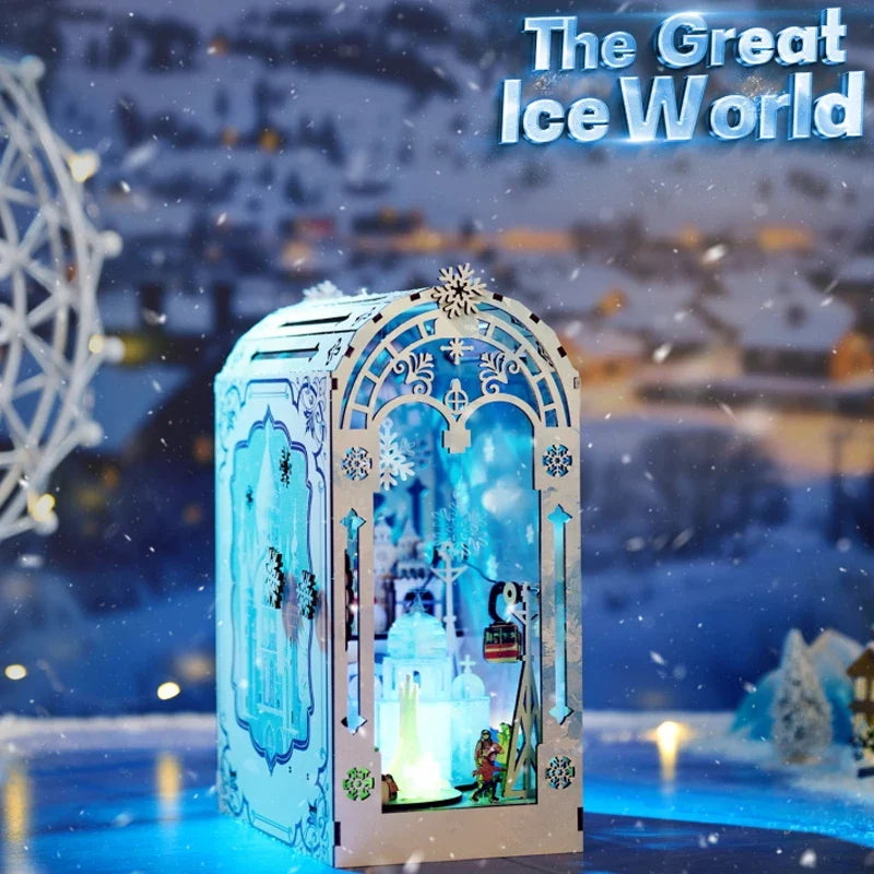 The Great Ice World Book Nook — detalied side view