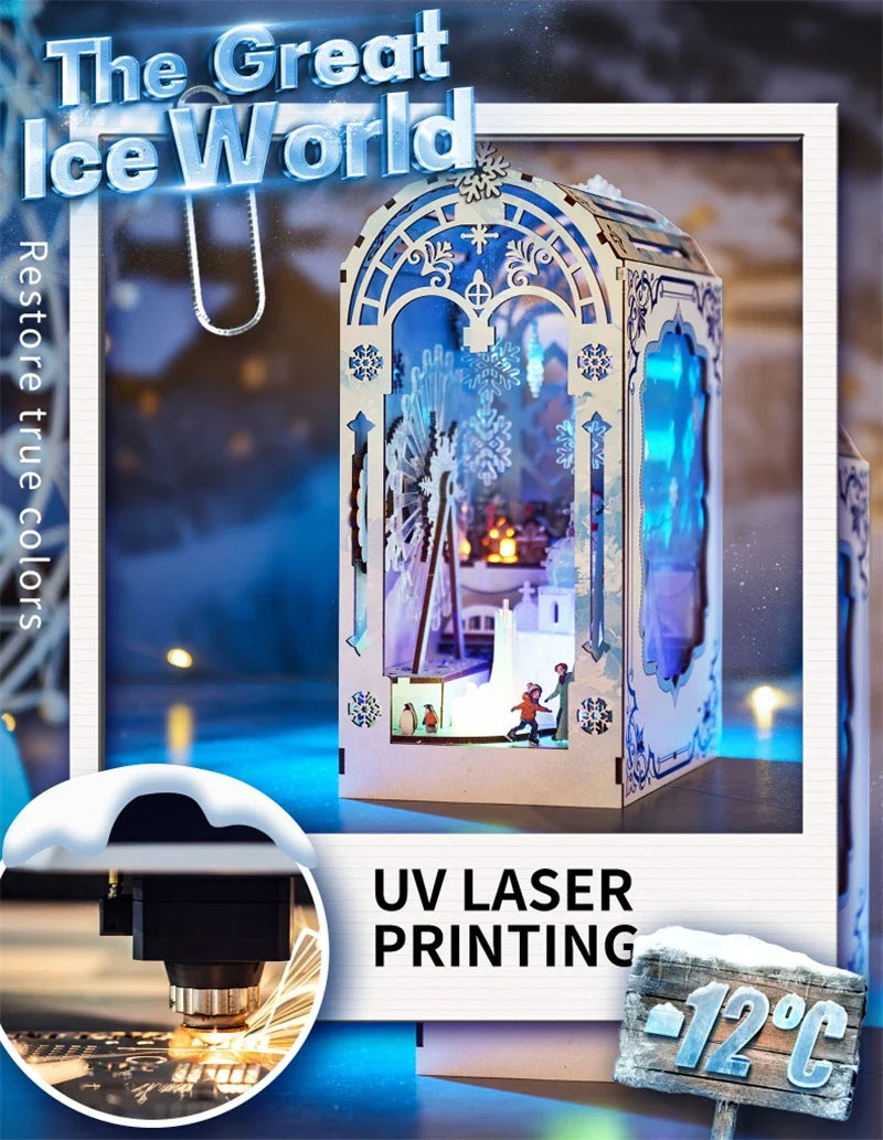 The Great Ice World Book Nook — scene view