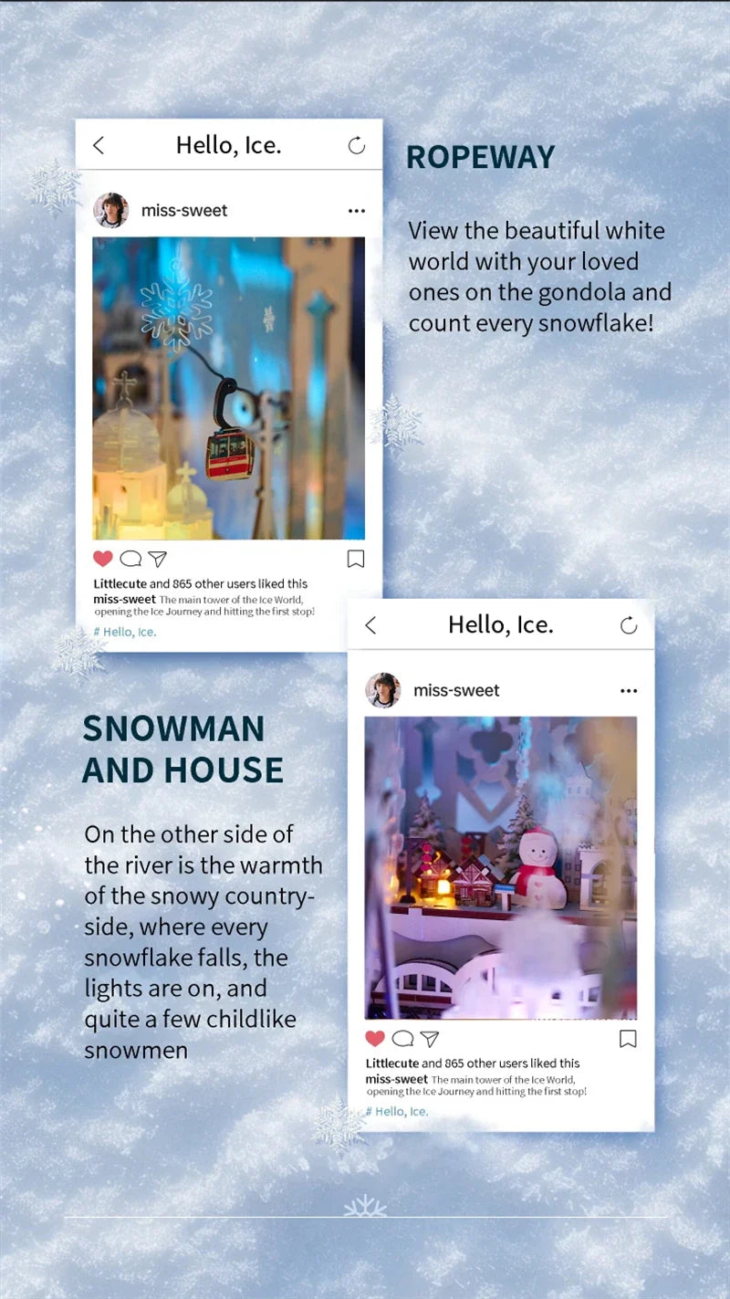 The Great Ice World Book Nook — detalied side view