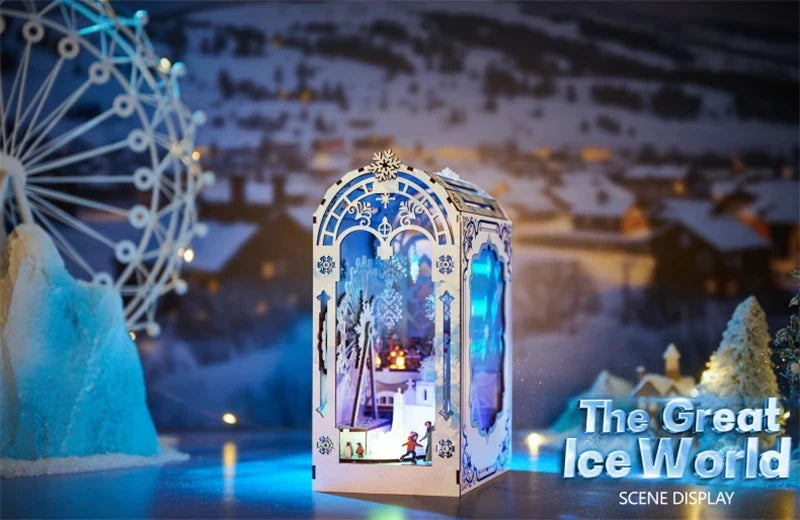 The Great Ice World Book Nook — open display view