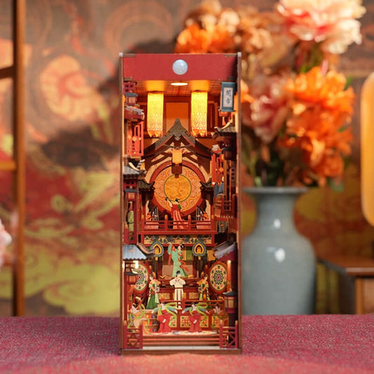 The Longest Day In Changan DIY Book Nook Kit — detalied side view