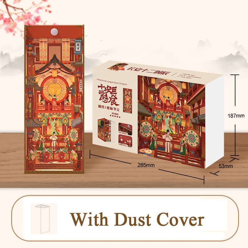 The Longest Day In Changan DIY Book Nook Kit — front angle