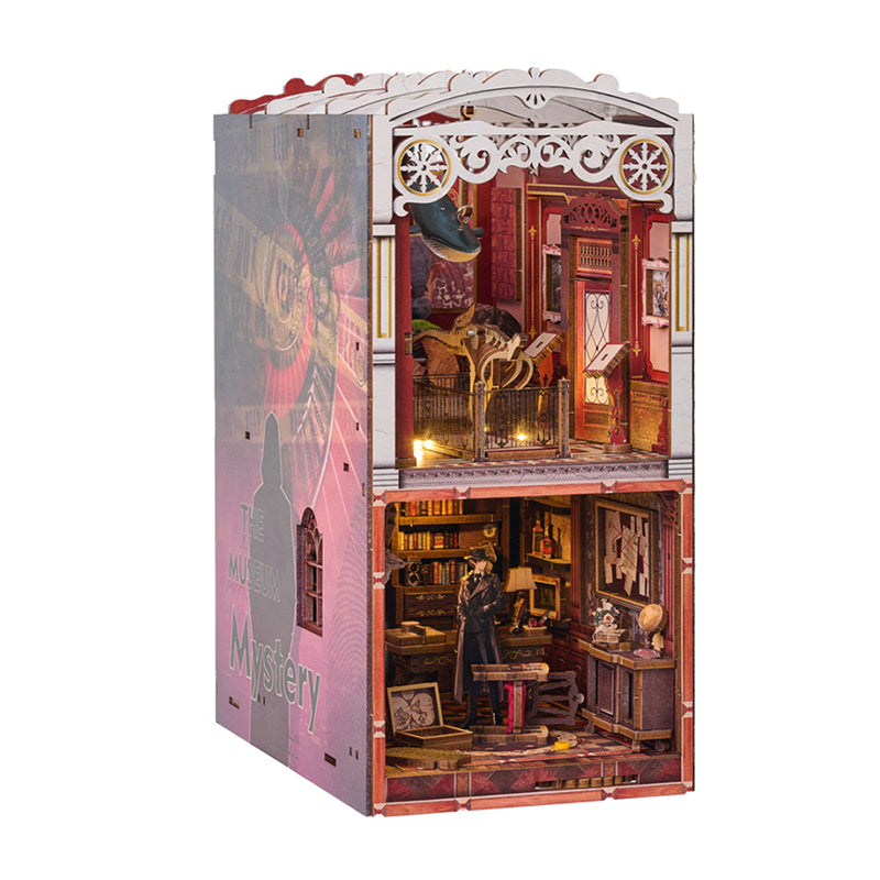 The Museum Mystery DIY Book Nook Kit — detalied side view