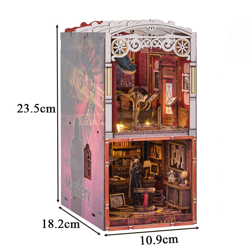 The Museum Mystery DIY Book Nook Kit — open display view