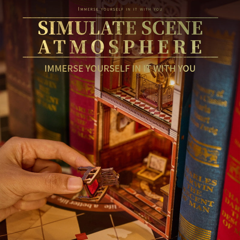 The Museum Mystery DIY Book Nook Kit — front angle