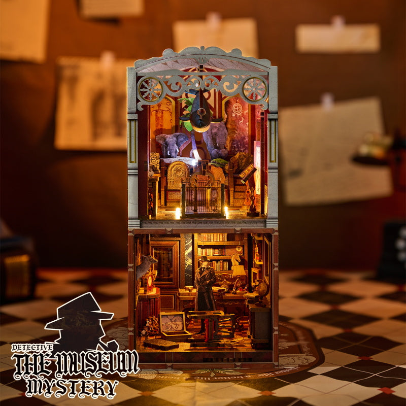 The Museum Mystery DIY Book Nook Kit — scene view
