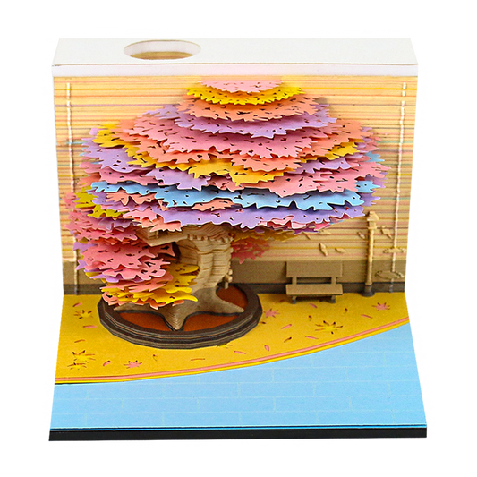 Tree Of All Seasons Omoshiroi 3D Notepad — main view