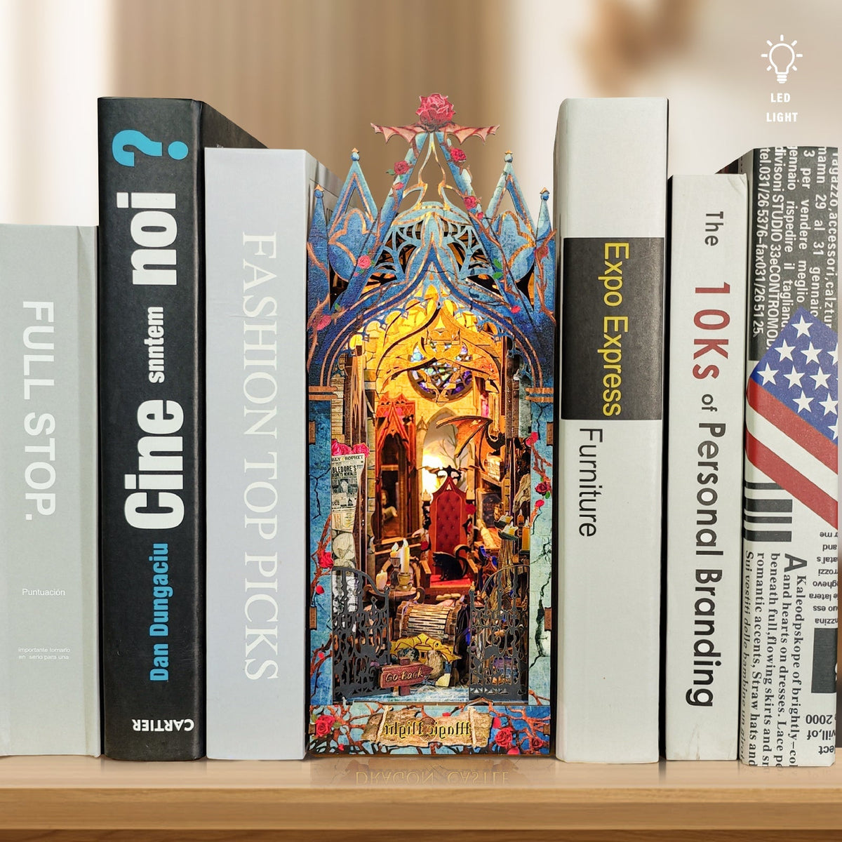 Twilight Castle DIY Book Nook Kit — main view