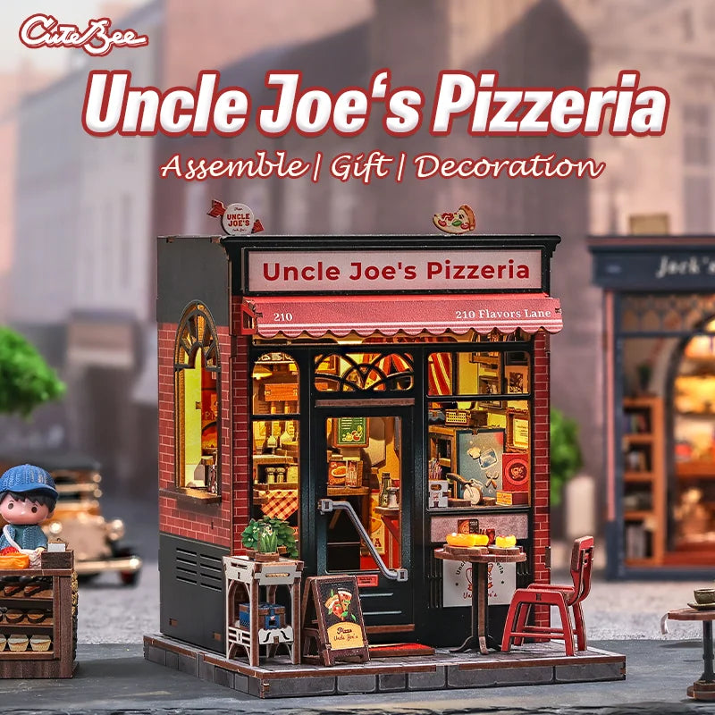 Uncle Joe's Pizzeria DIY Book Nook Kit — main view