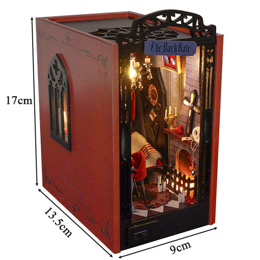 Vampire Diary DIY Book Nook Kit — detalied side view