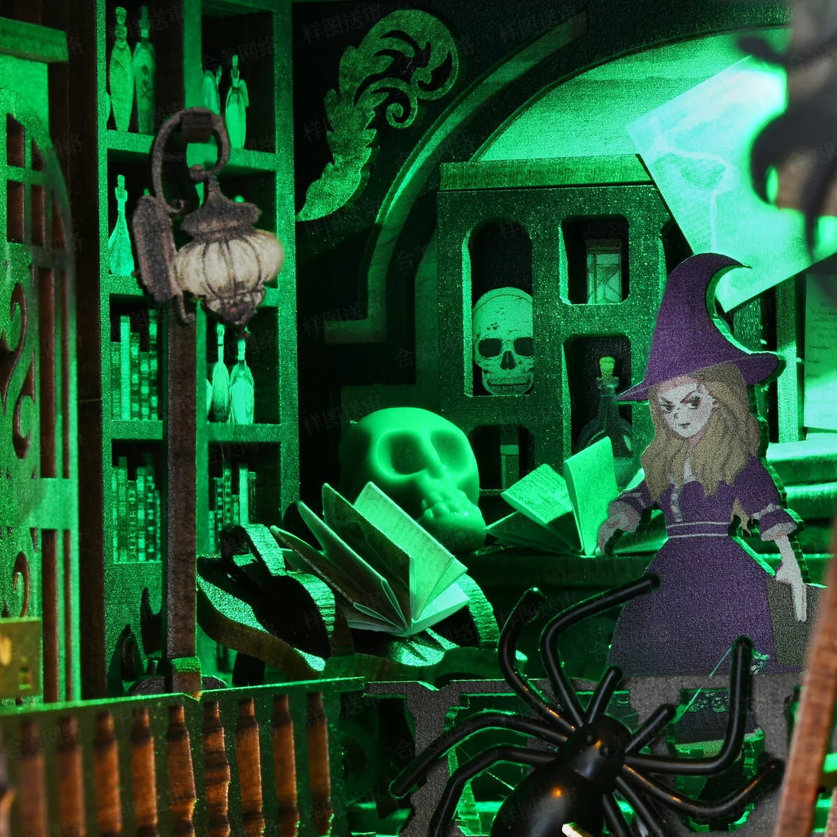 Wizard's Study DIY Book Nook Kit — scene view