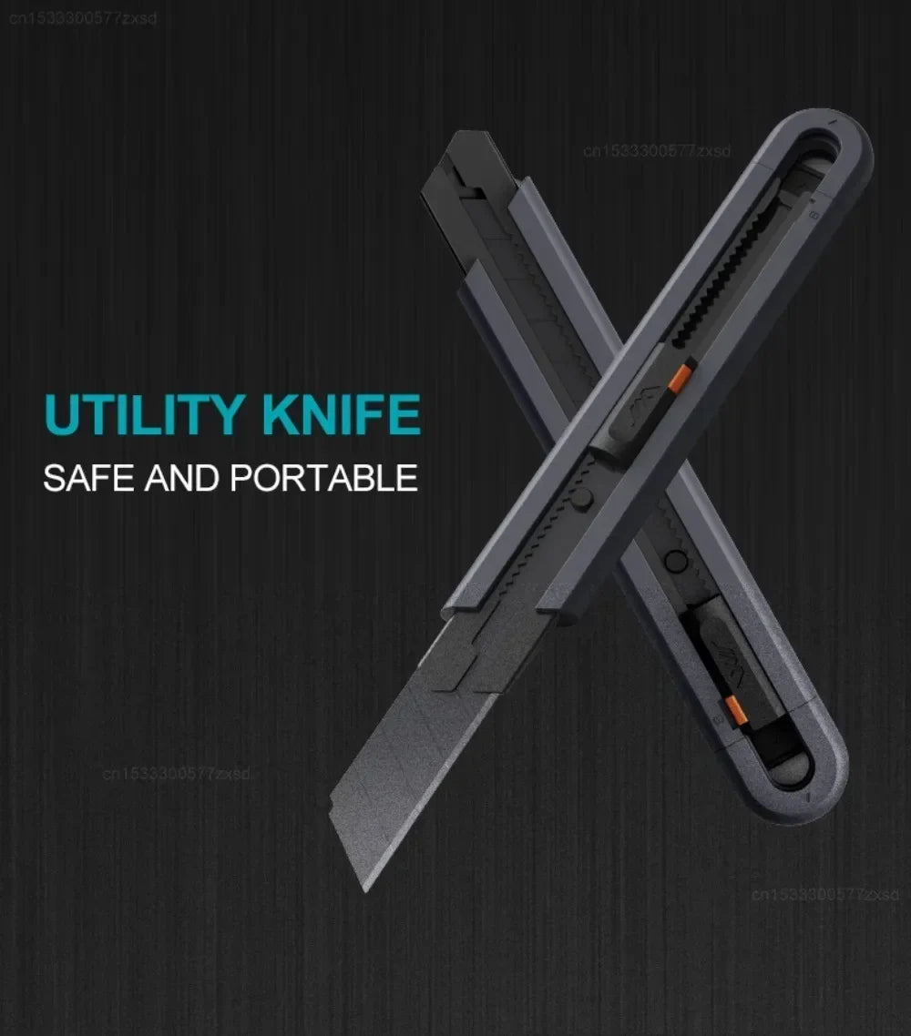 Xiaomi Jimihome Pocket Utility Knife – DIY Craft Tool — box and pieces