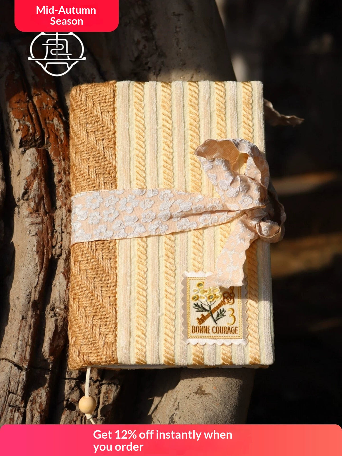 Fabric Book Cover & Journal Sleeve | A5 A6 Cover