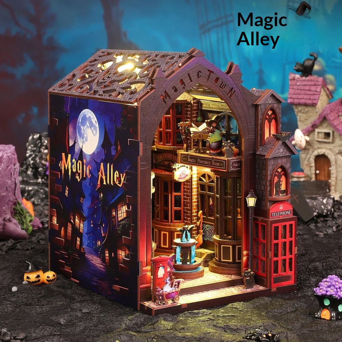 Magic Alley DIY Book Nook Kit | AnalogMaker