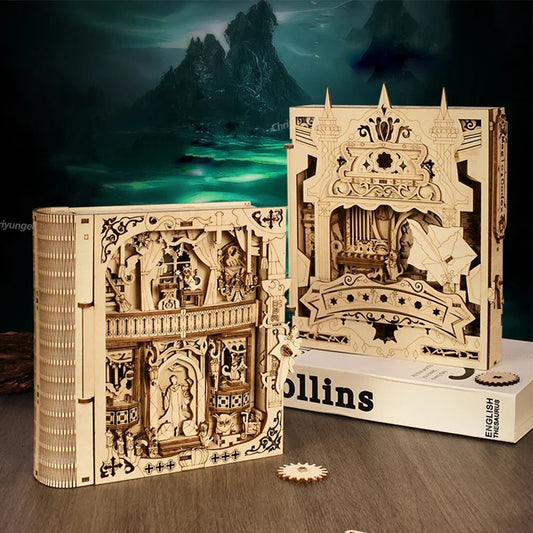 Book of Secrets DIY Miniature House Kit | AnalogMaker