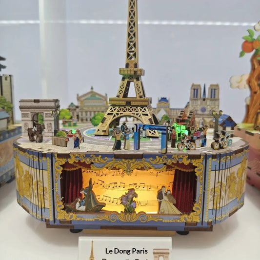 DIY Wooden Music Box 3D Puzzle | Mechanical Melody Gift