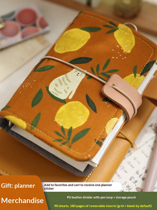A7 Fabric Binder Notebook | Mini Refillable Journal