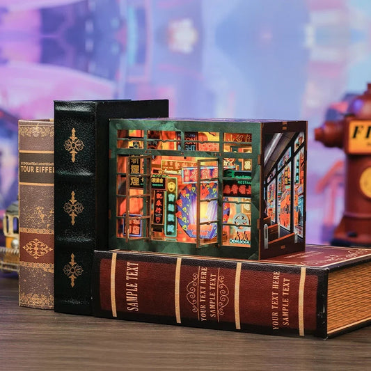 Christmas Party DIY Book Nook Kit | AnalogMaker