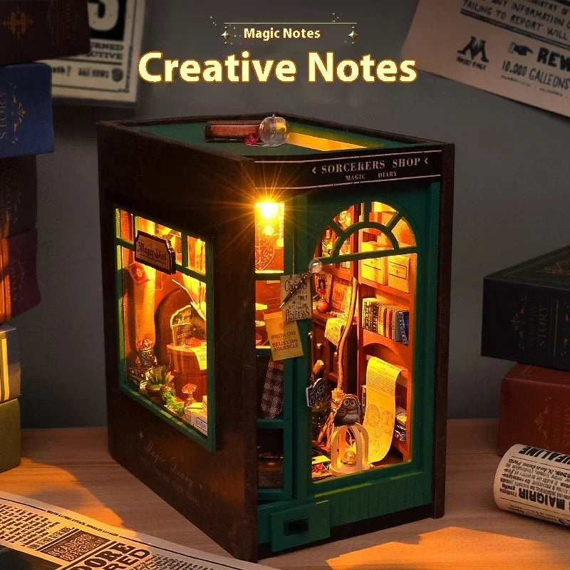 Sorcerer's Shop DIY Book Nook Kit | AnalogMaker