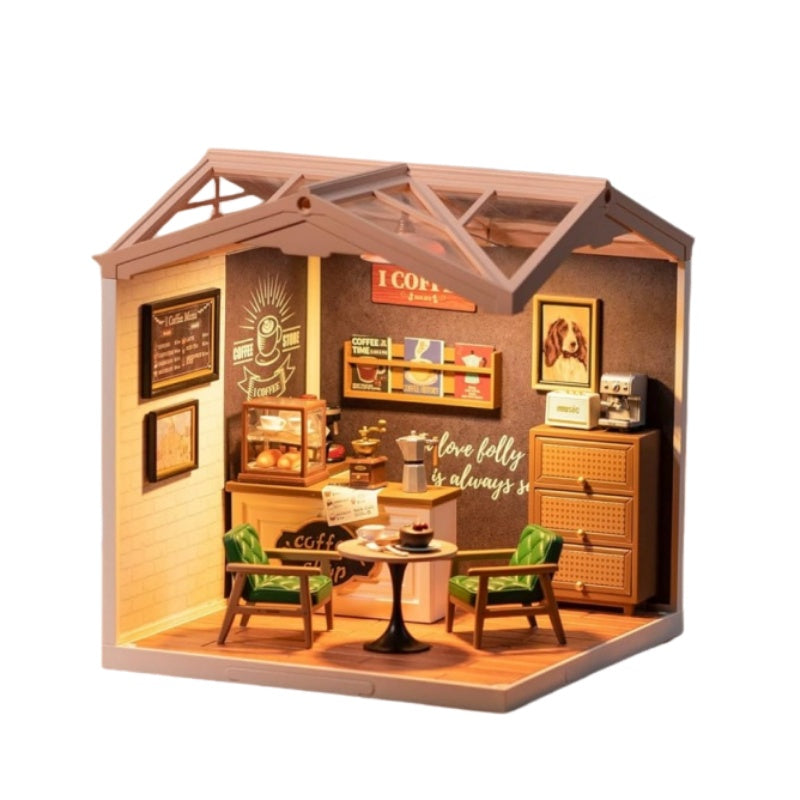 Daily Inspiration Cafe DIY Dollhouse Kit | AnalogMaker