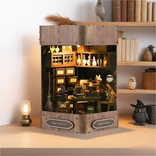 Book Lane DIY Miniature House Kit | AnalogMaker
